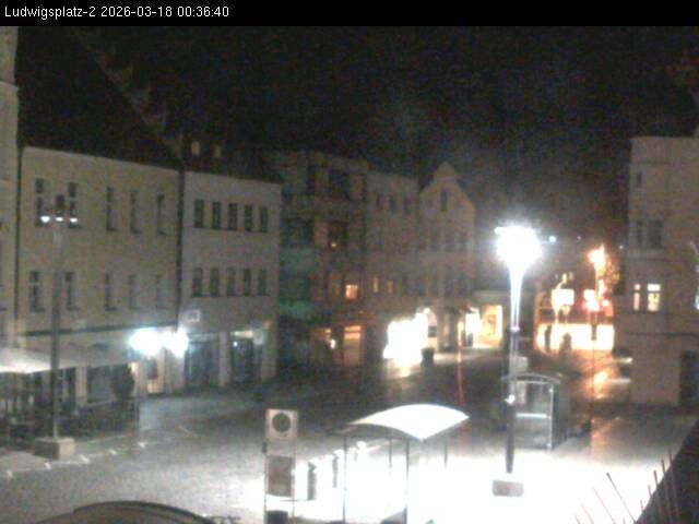 Archiv Foto Webcam Straubing Ludwigsplatz - Blick nach Osten