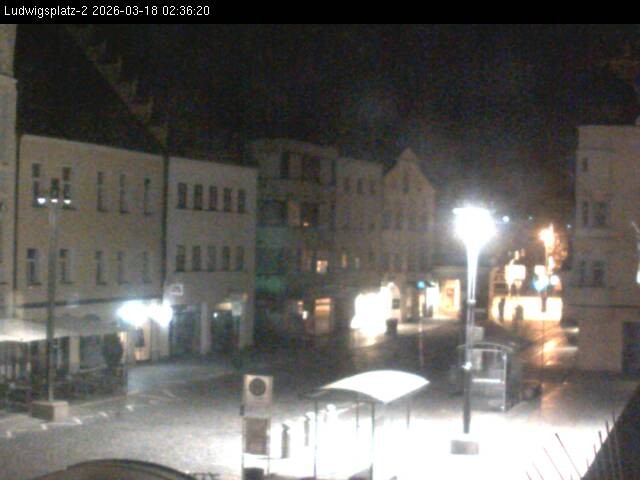 Archiv Foto Webcam Straubing Ludwigsplatz - Blick nach Osten