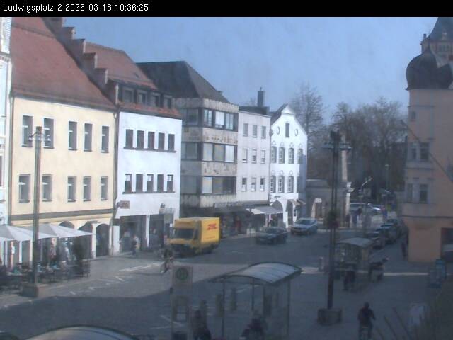 Archived image Webcam Ludwigsplatz Straubing - Eastern View