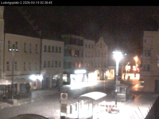 Archiv Foto Webcam Straubing Ludwigsplatz - Blick nach Osten