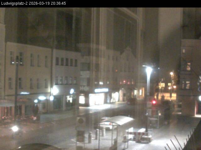 Archiv Foto Webcam Straubing Ludwigsplatz - Blick nach Osten