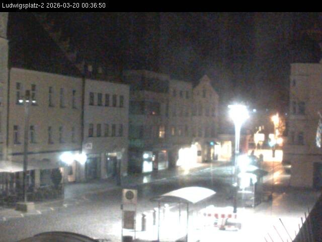 Archiv Foto Webcam Straubing Ludwigsplatz - Blick nach Osten