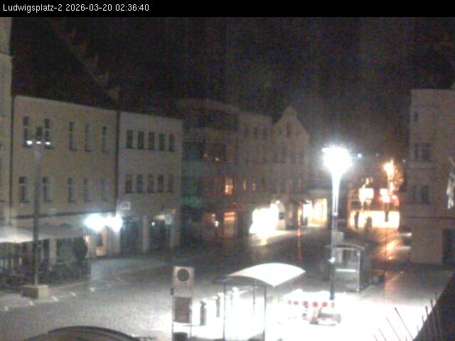 Archiv Foto Webcam Straubing Ludwigsplatz - Blick nach Osten