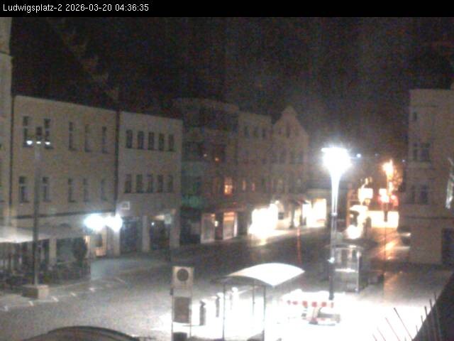 Archiv Foto Webcam Straubing Ludwigsplatz - Blick nach Osten