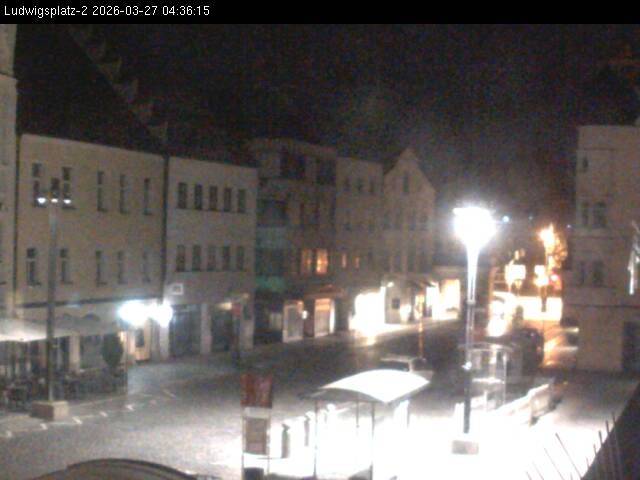 Archiv Foto Webcam Straubing Ludwigsplatz - Blick nach Osten