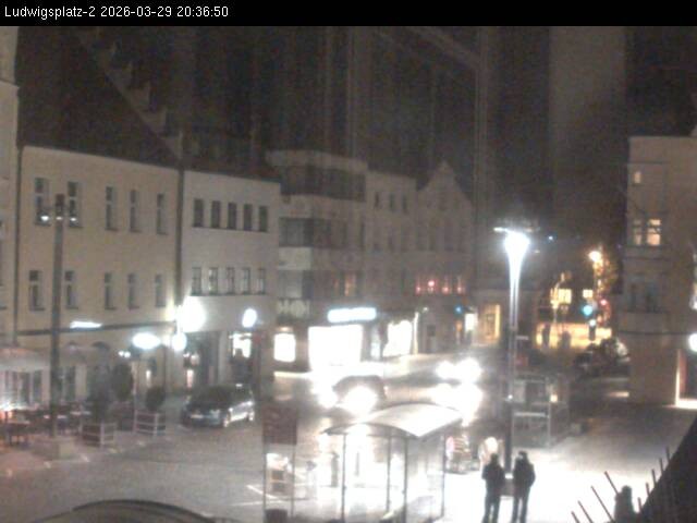 Archiv Foto Webcam Straubing Ludwigsplatz - Blick nach Osten
