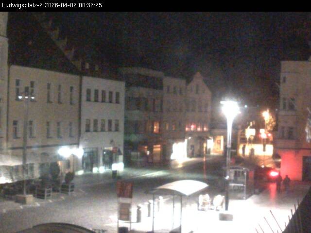 Archiv Foto Webcam Straubing Ludwigsplatz - Blick nach Osten