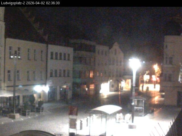 Archiv Foto Webcam Straubing Ludwigsplatz - Blick nach Osten
