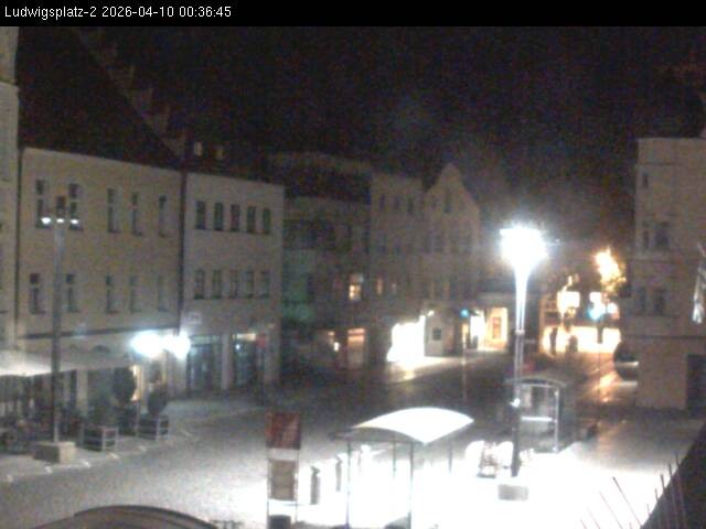 Archiv Foto Webcam Straubing Ludwigsplatz - Blick nach Osten
