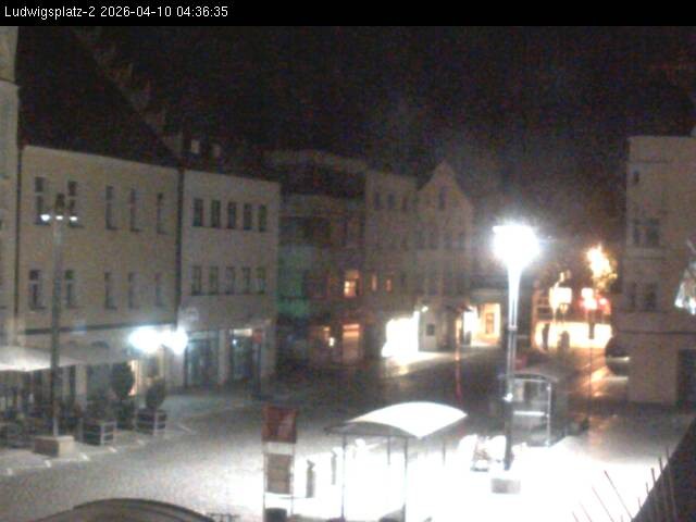 Archiv Foto Webcam Straubing Ludwigsplatz - Blick nach Osten