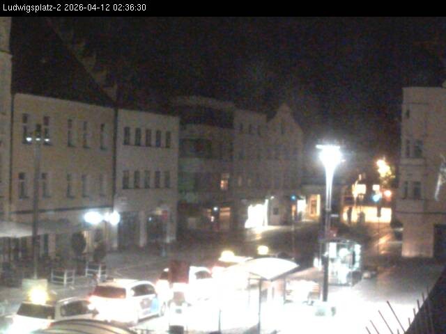 Archiv Foto Webcam Straubing Ludwigsplatz - Blick nach Osten
