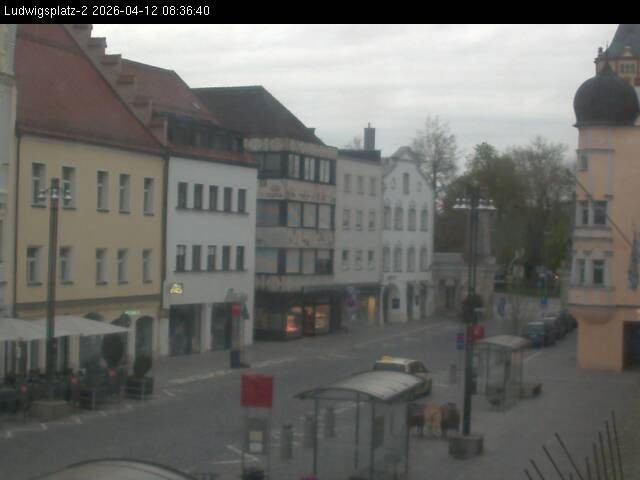 Archiv Foto Webcam Straubing Ludwigsplatz - Blick nach Osten