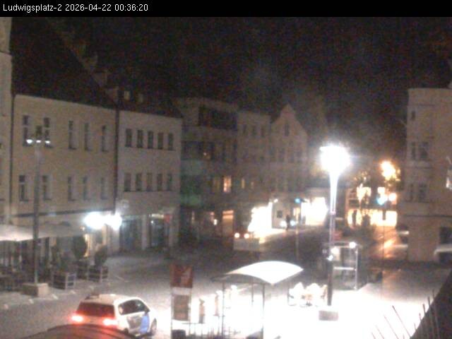 Archiv Foto Webcam Straubing Ludwigsplatz - Blick nach Osten