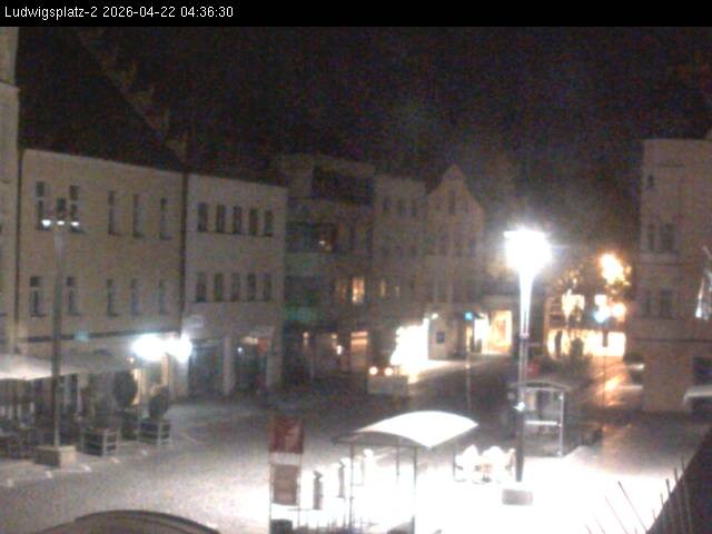 Archiv Foto Webcam Straubing Ludwigsplatz - Blick nach Osten