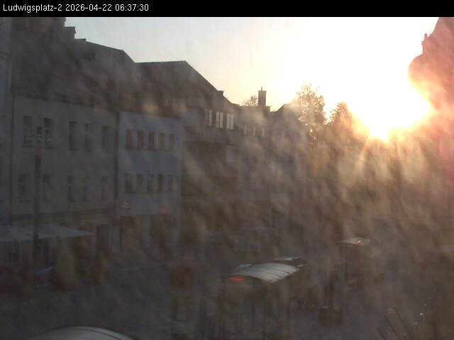 Archiv Foto Webcam Straubing Ludwigsplatz - Blick nach Osten