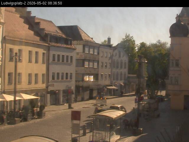 Archived image Webcam Ludwigsplatz Straubing - Eastern View