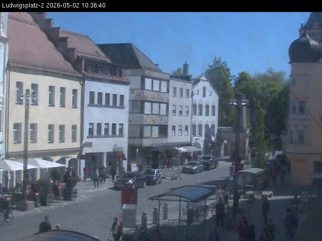 Archived image Webcam Ludwigsplatz Straubing - Eastern View