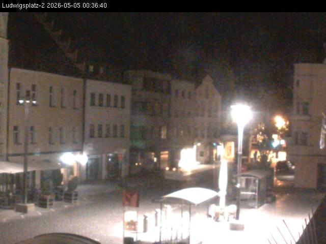 Archiv Foto Webcam Straubing Ludwigsplatz - Blick nach Osten