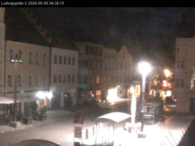 Archiv Foto Webcam Straubing Ludwigsplatz - Blick nach Osten