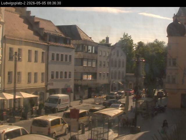 Archiv Foto Webcam Straubing Ludwigsplatz - Blick nach Osten