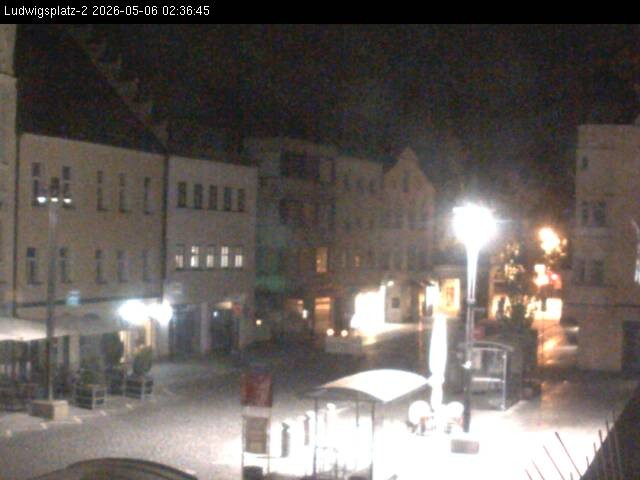 Archiv Foto Webcam Straubing Ludwigsplatz - Blick nach Osten