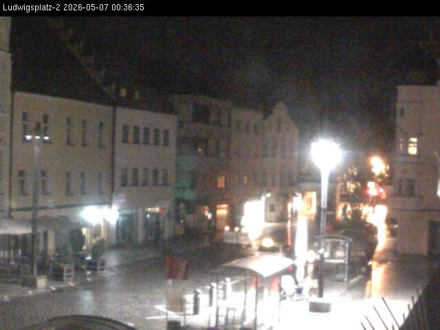Archiv Foto Webcam Straubing Ludwigsplatz - Blick nach Osten