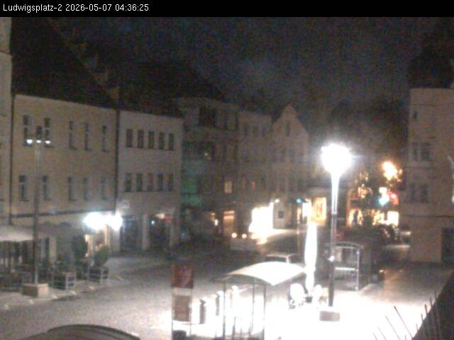 Archiv Foto Webcam Straubing Ludwigsplatz - Blick nach Osten