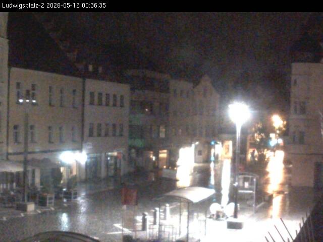Archiv Foto Webcam Straubing Ludwigsplatz - Blick nach Osten