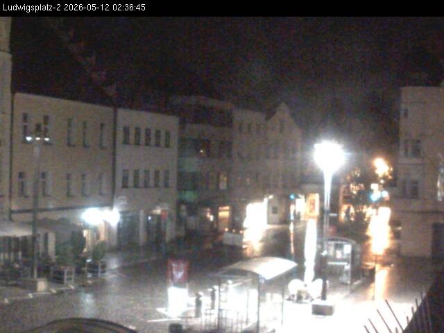 Archiv Foto Webcam Straubing Ludwigsplatz - Blick nach Osten