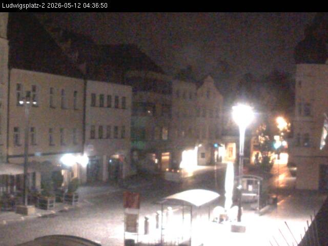 Archiv Foto Webcam Straubing Ludwigsplatz - Blick nach Osten