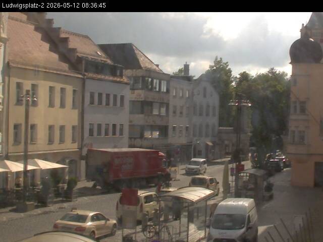Archiv Foto Webcam Straubing Ludwigsplatz - Blick nach Osten