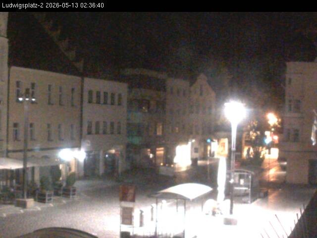 Archiv Foto Webcam Straubing Ludwigsplatz - Blick nach Osten