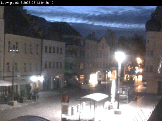 Archiv Foto Webcam Straubing Ludwigsplatz - Blick nach Osten