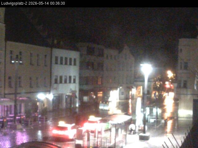 Archiv Foto Webcam Straubing Ludwigsplatz - Blick nach Osten