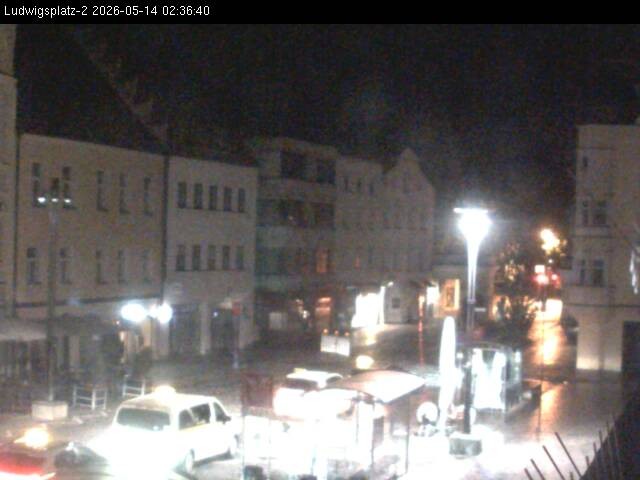 Archiv Foto Webcam Straubing Ludwigsplatz - Blick nach Osten