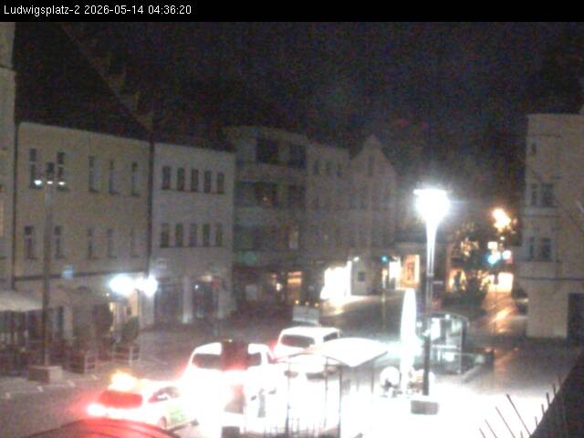 Archiv Foto Webcam Straubing Ludwigsplatz - Blick nach Osten