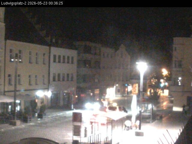Archiv Foto Webcam Straubing Ludwigsplatz - Blick nach Osten