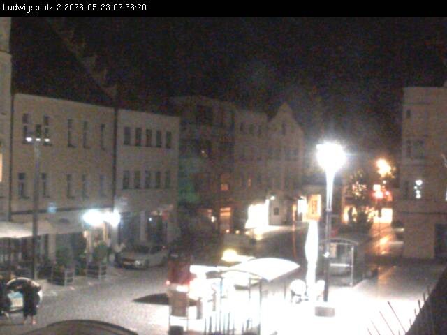 Archiv Foto Webcam Straubing Ludwigsplatz - Blick nach Osten