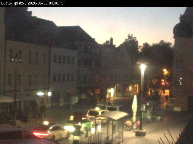 Archiv Foto Webcam Straubing Ludwigsplatz - Blick nach Osten