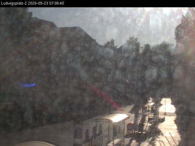 Archiv Foto Webcam Straubing Ludwigsplatz - Blick nach Osten
