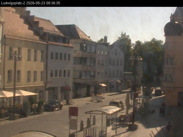 Archiv Foto Webcam Straubing Ludwigsplatz - Blick nach Osten