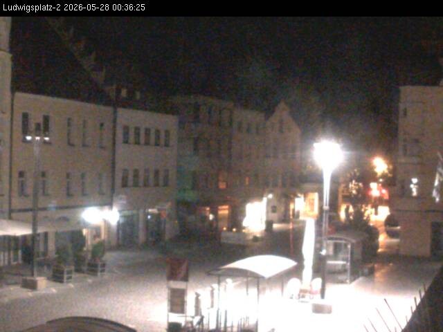 Archived image Webcam Ludwigsplatz Straubing - Eastern View
