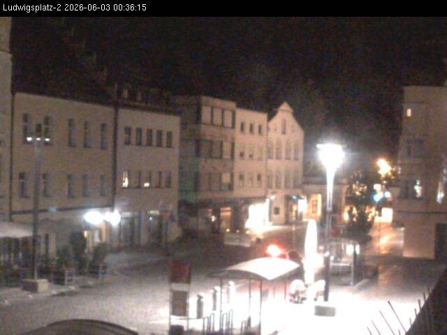 Archiv Foto Webcam Straubing Ludwigsplatz - Blick nach Osten