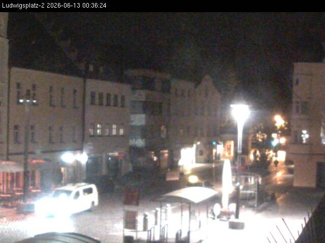 Archiv Foto Webcam Straubing Ludwigsplatz - Blick nach Osten