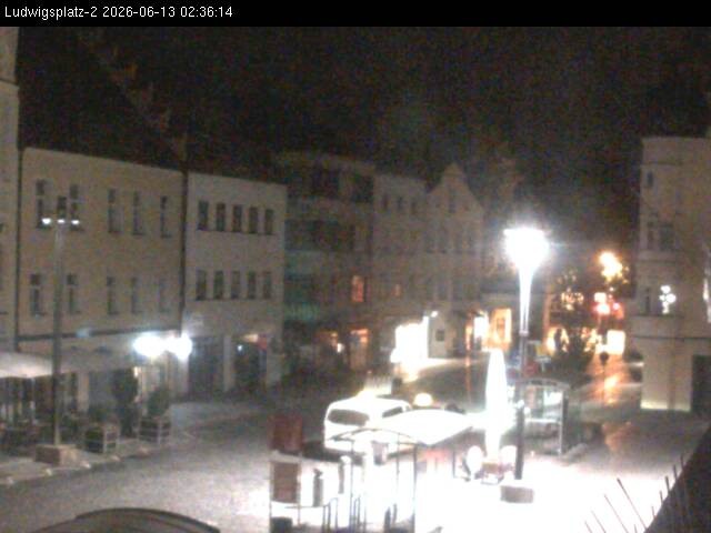 Archiv Foto Webcam Straubing Ludwigsplatz - Blick nach Osten
