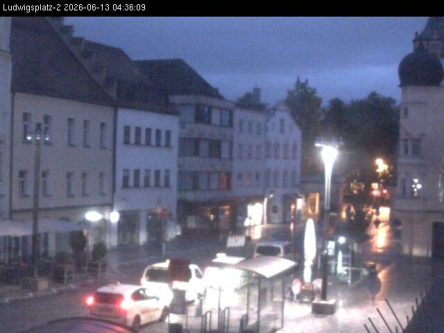 Archiv Foto Webcam Straubing Ludwigsplatz - Blick nach Osten