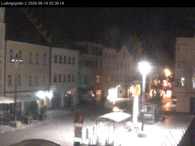 Archiv Foto Webcam Straubing Ludwigsplatz - Blick nach Osten