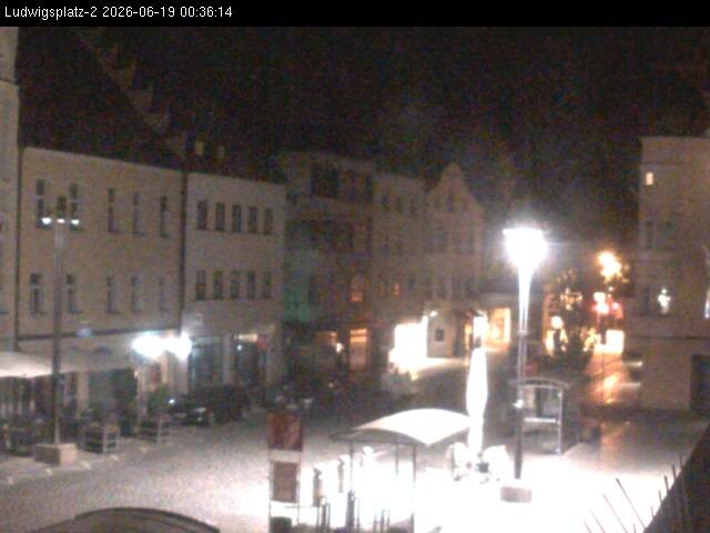 Archiv Foto Webcam Straubing Ludwigsplatz - Blick nach Osten