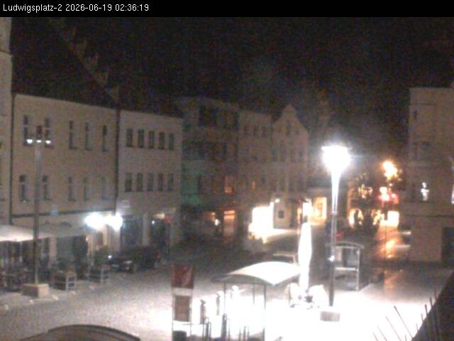 Archiv Foto Webcam Straubing Ludwigsplatz - Blick nach Osten