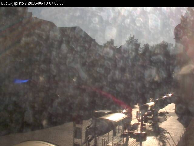 Archiv Foto Webcam Straubing Ludwigsplatz - Blick nach Osten